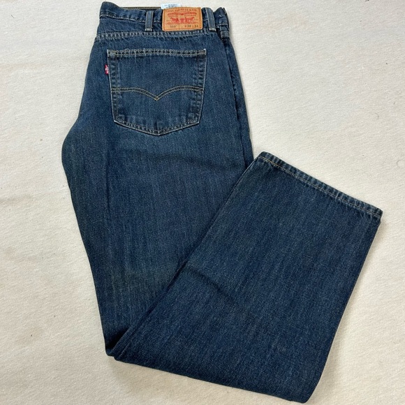 Levi’s Strauss & Co. Dark Wash 559 Straight Leg Jeans Size 38 T - Picture 1 of 10